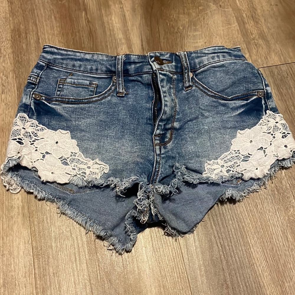 Denim shorts